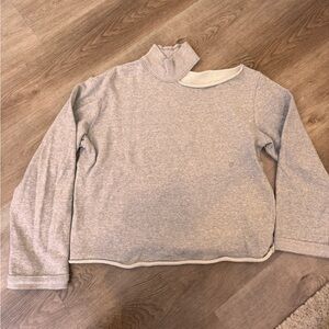 RTA grey sweatshirt with cutout on top - size M - great condition! 100% cotton